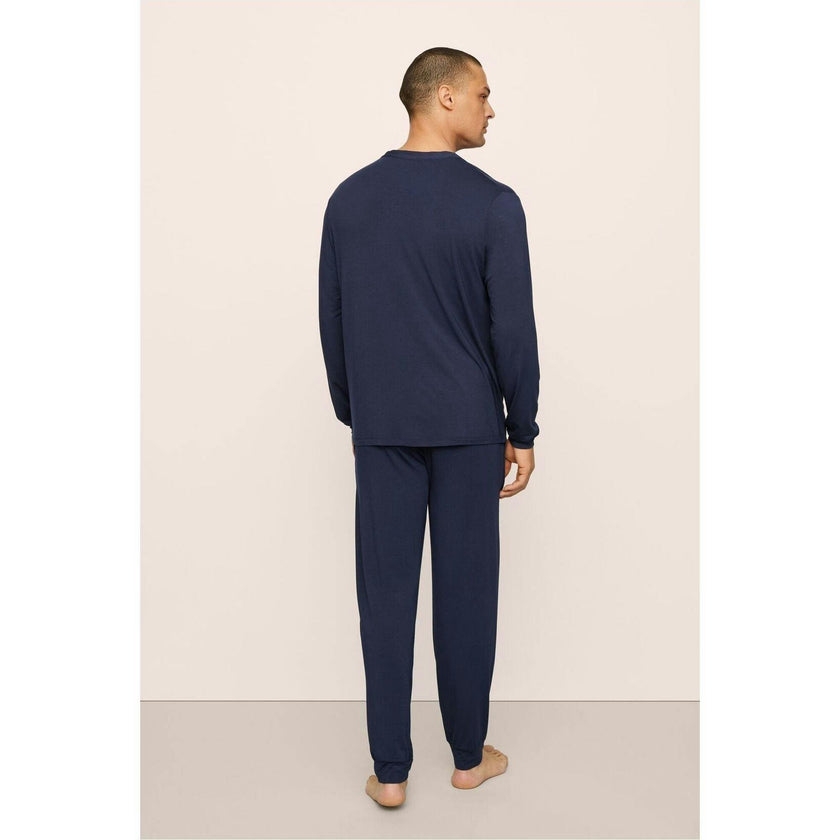 Henry TENCEL Modal Long PJ Set, Blue
