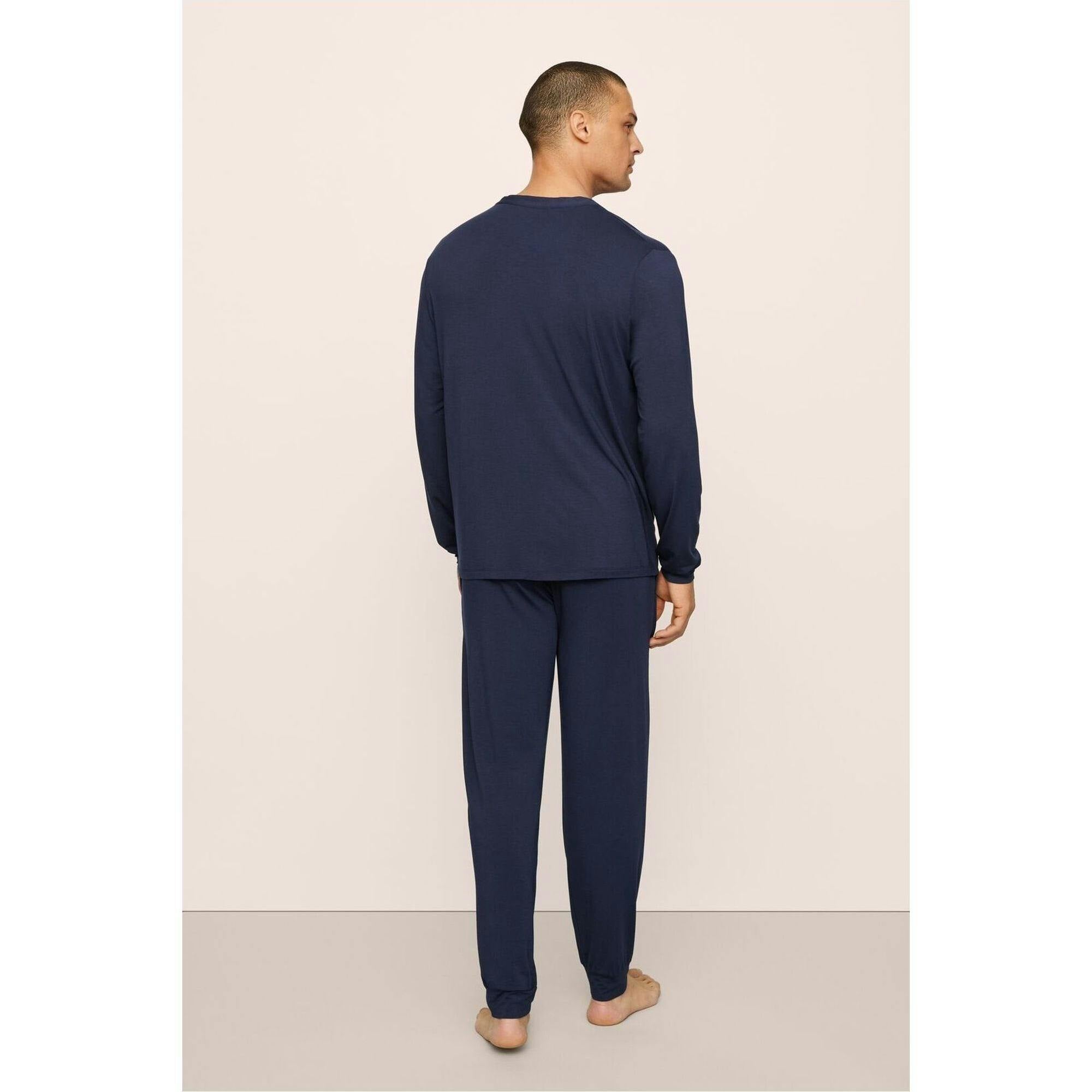 Henry TENCEL Modal Long PJ Set, Blue