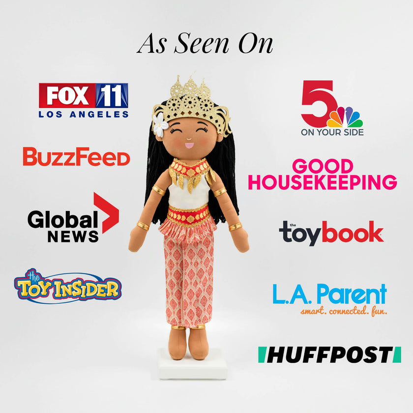 Cambodian 'Soriya' Cultural Doll