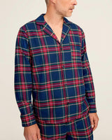 Men's Brushed Twill Pajama Set in Windsor Tartan