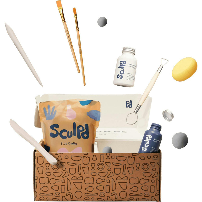 Home Pottery Kit with Paint Set
