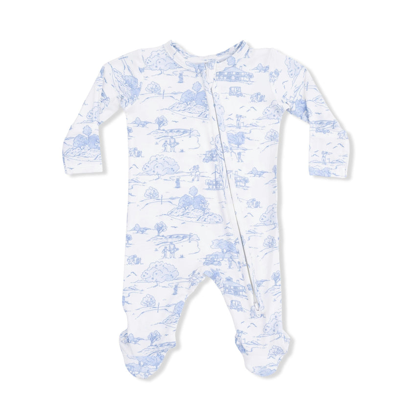 Golf Toile - 2 Way Zipper Footie