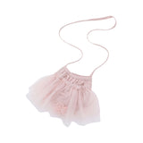 Pink Mirelle Petal Flared Tulle Dress