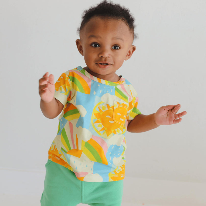 Brooklyn babies & kids' pocket tee
