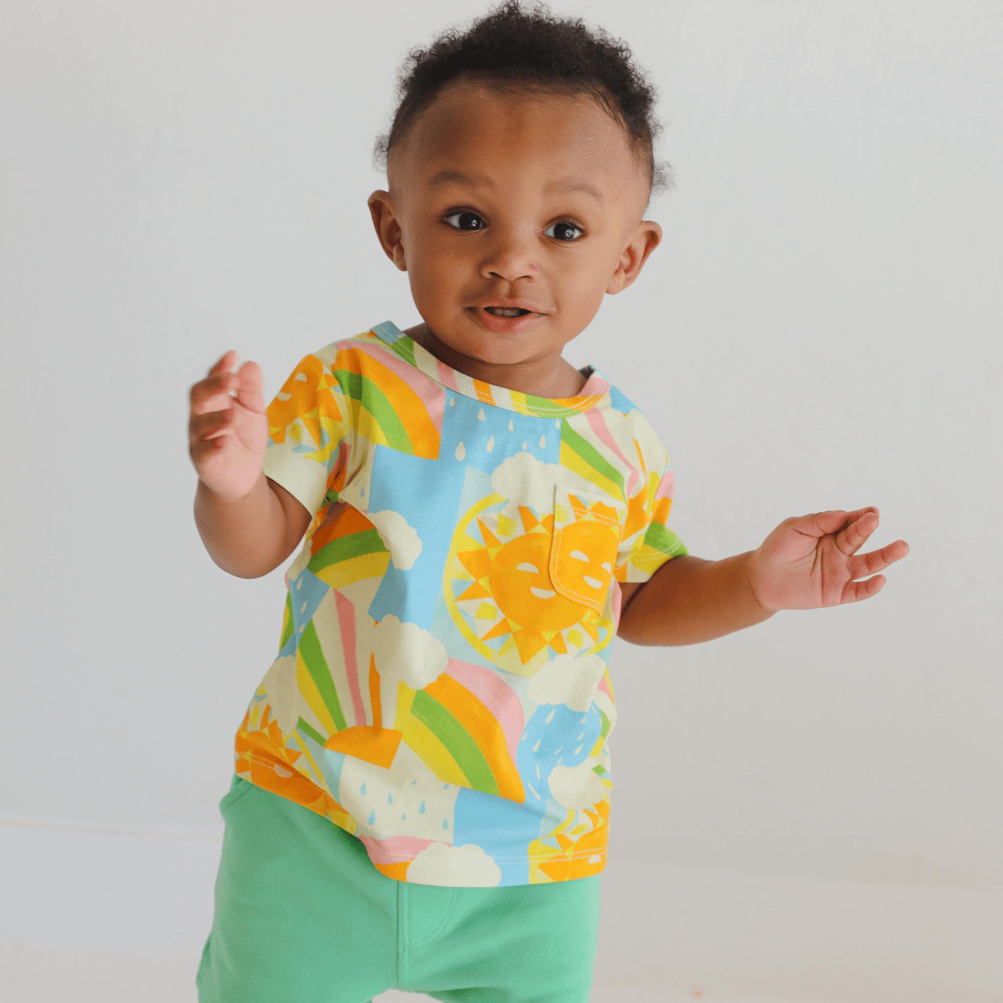 Brooklyn babies & kids' pocket tee