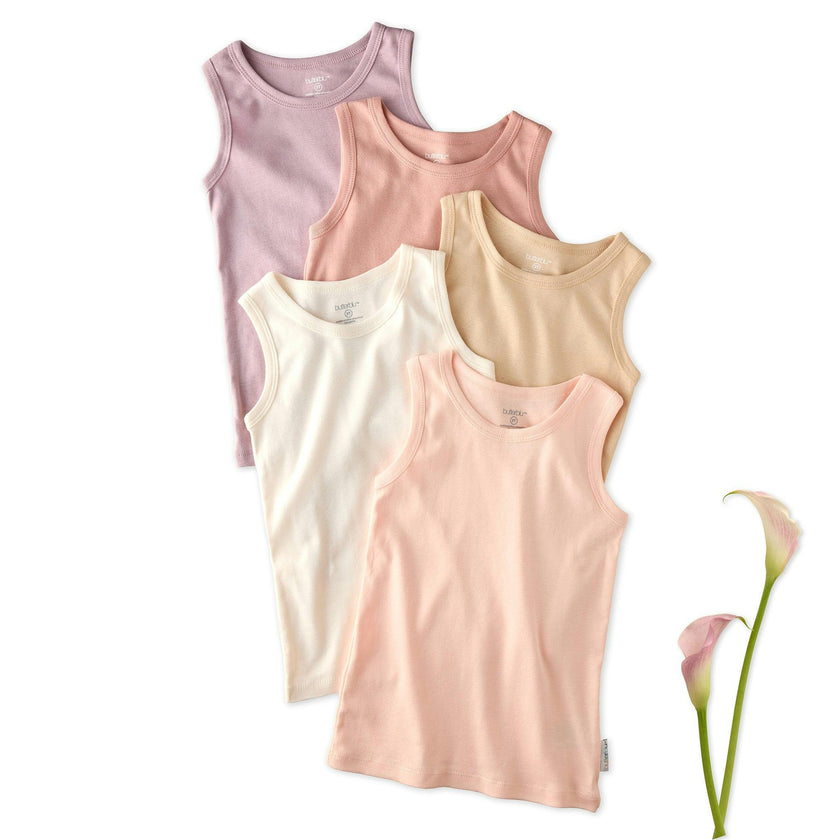 MALONE 5-Pack Toddler Tank Top Undershirts