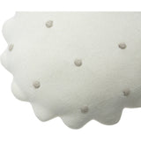 Round Knitted Biscuit Cushion