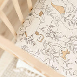 Ezra Fitted Woodland Animal Crib Sheets