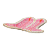 Packed Party Cowboy Boot Die-Cut Paper Dessert Plates 10ct - Gold Foil Pink Boot-Shaped Party Plates, 8 Inch, High Quality 350 GSM