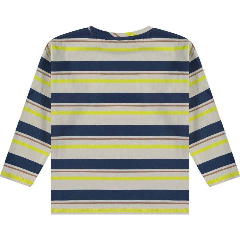 Striped Long Sleeve Pullover T-Shirt
