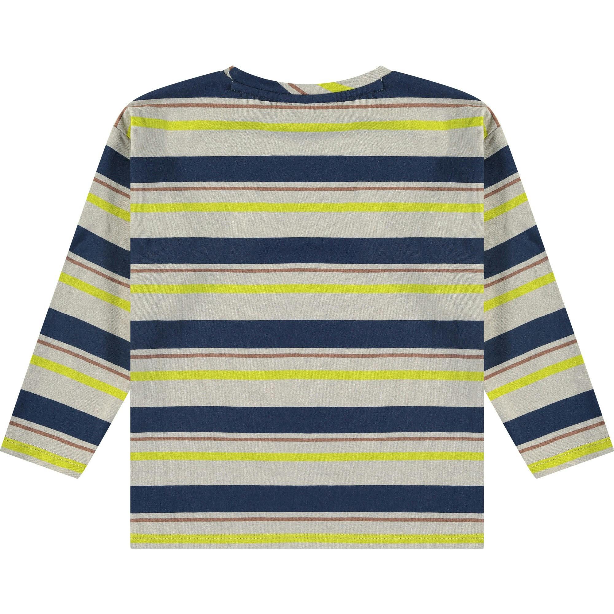 Striped Long Sleeve Pullover T-Shirt