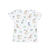 Country Club Dogs Neutral - Short Sleeve Loungewear Set