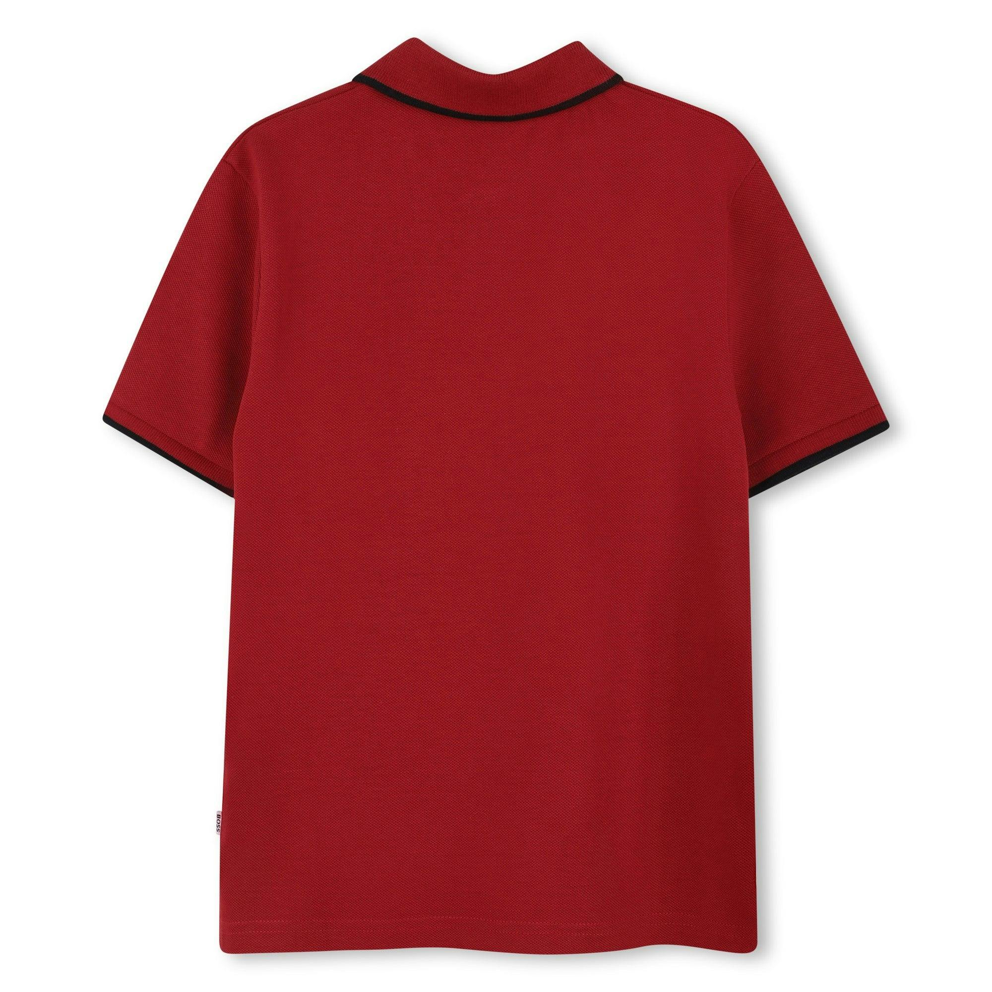 Burgundy Short Sleeve Polo