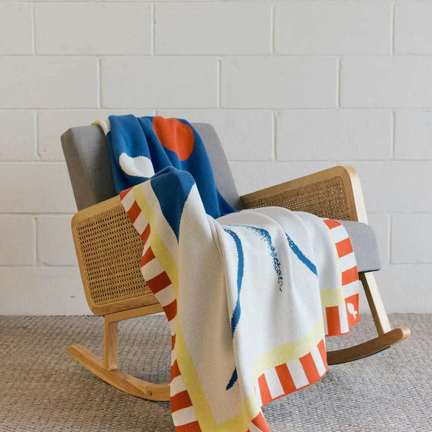 Lovebirds Knit Blanket