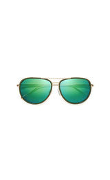 Grover Sunglasses in Gold Green