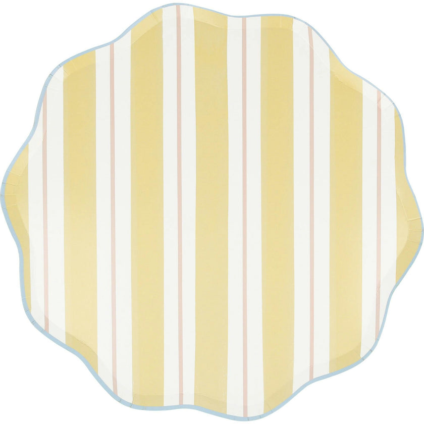 Preppy Stripe Dinner Plates