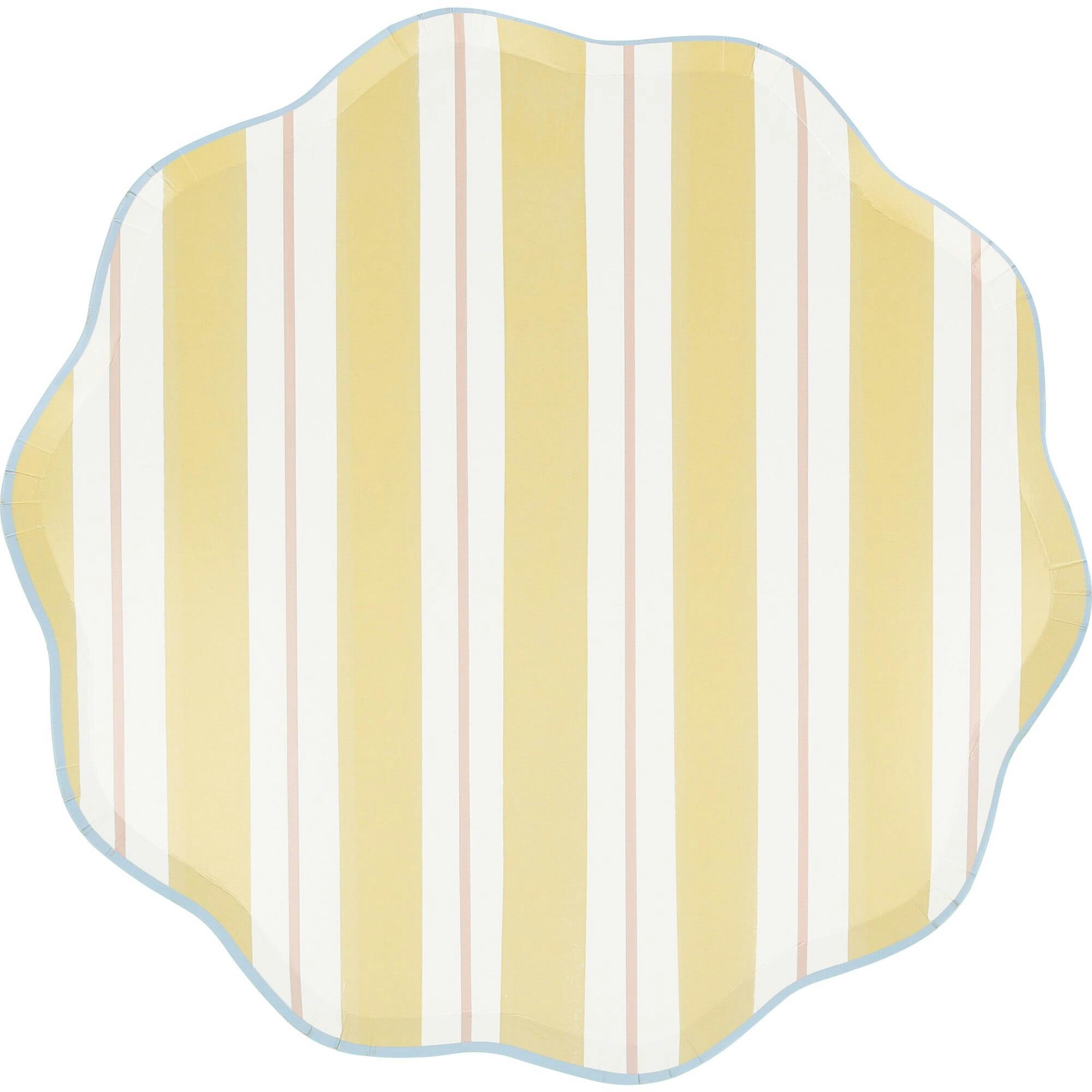 Preppy Stripe Dinner Plates