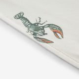 Mint Lobster Luxe Stretch Kerchief Bib