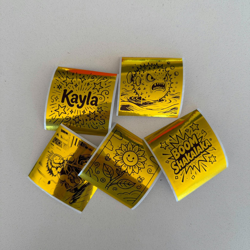 Gold Holographic Paper Refill (3)