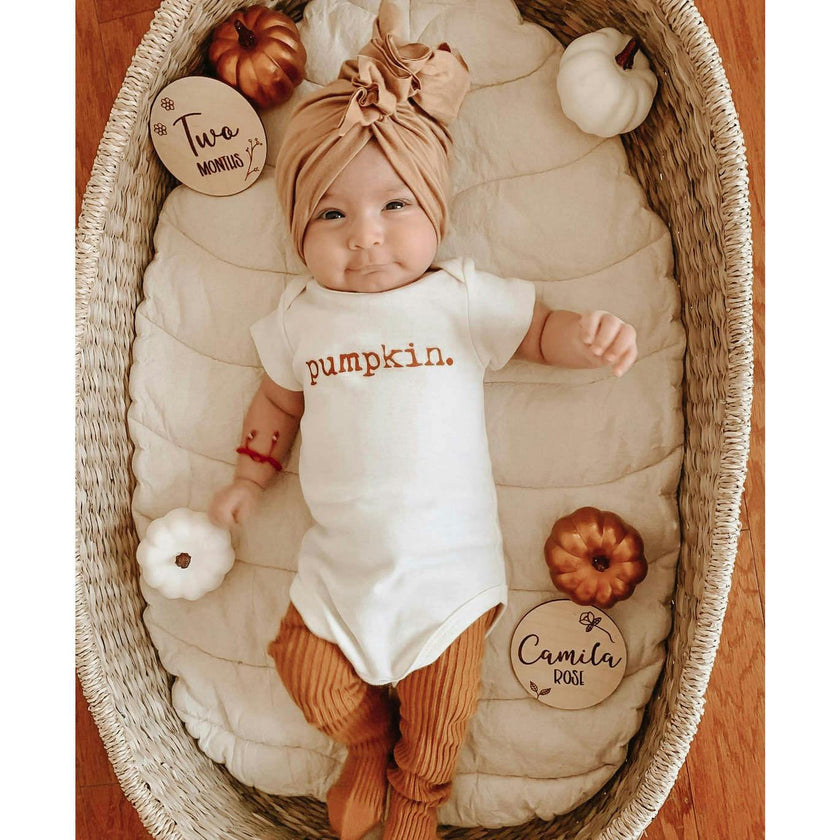 Pumpkin Organic Baby Bodysuit