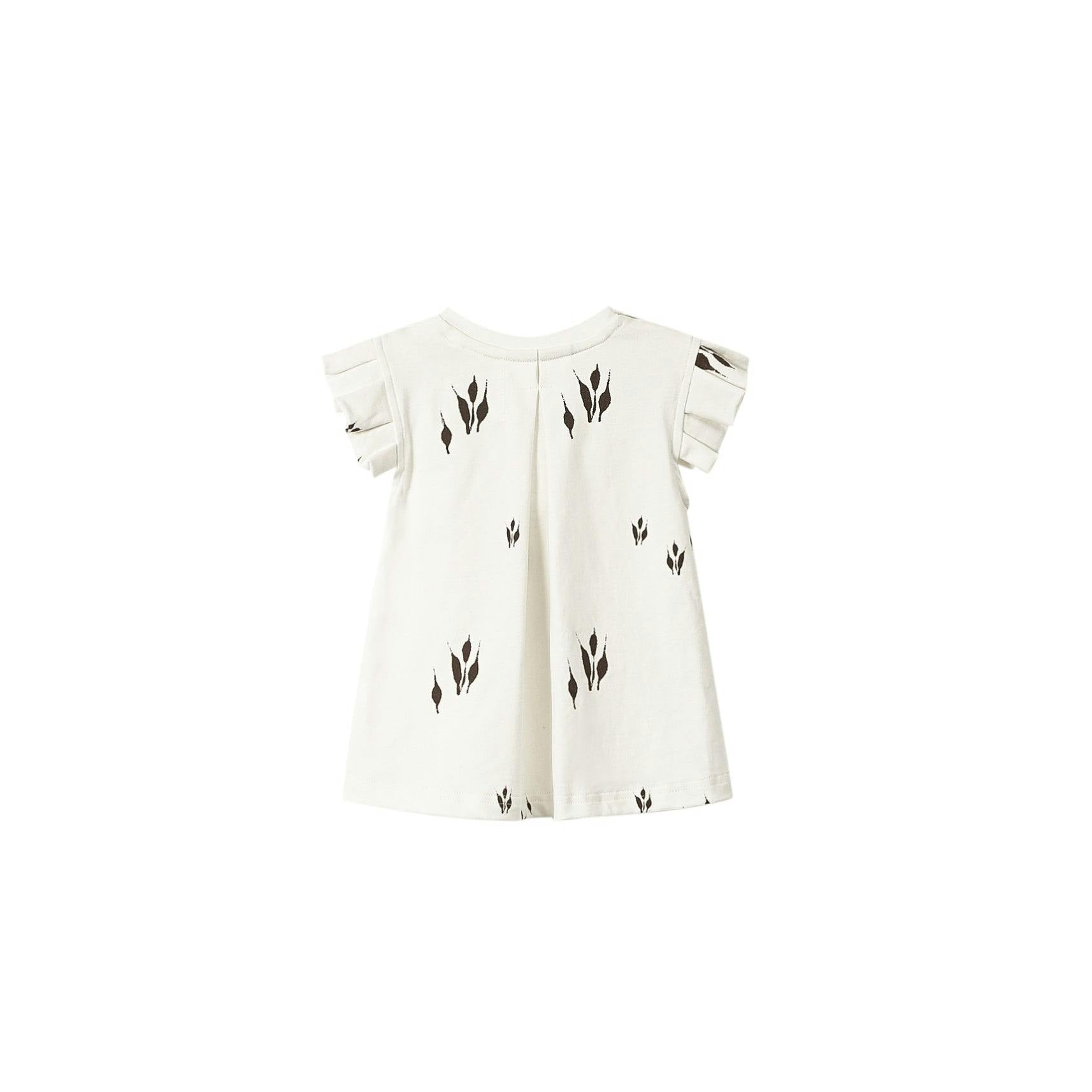 Baby Tent Box Pleated Sleeve Dress
