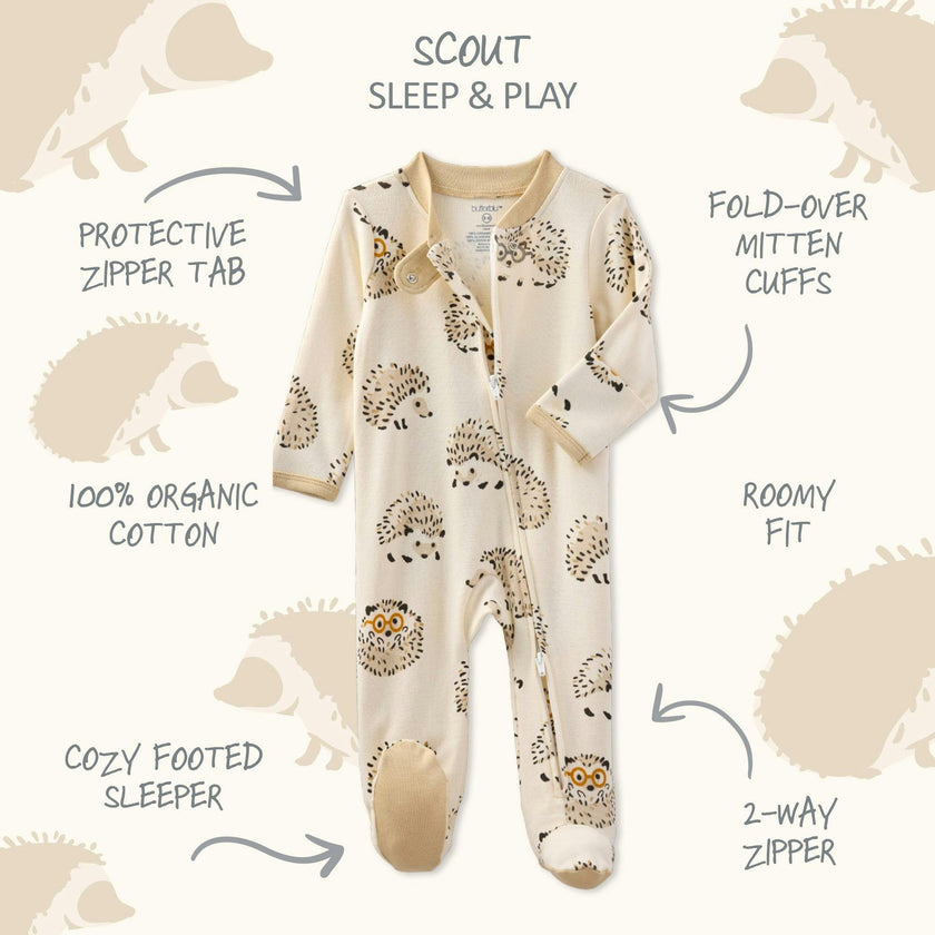 SCOUT Sleep & Play Baby Boys Pajamas
