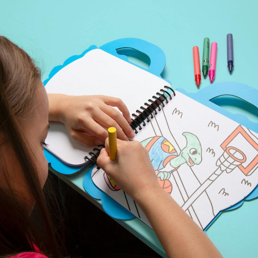 Dino - Super Coloring & Stickers Book