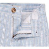 Organic Seersucker Short, Blue