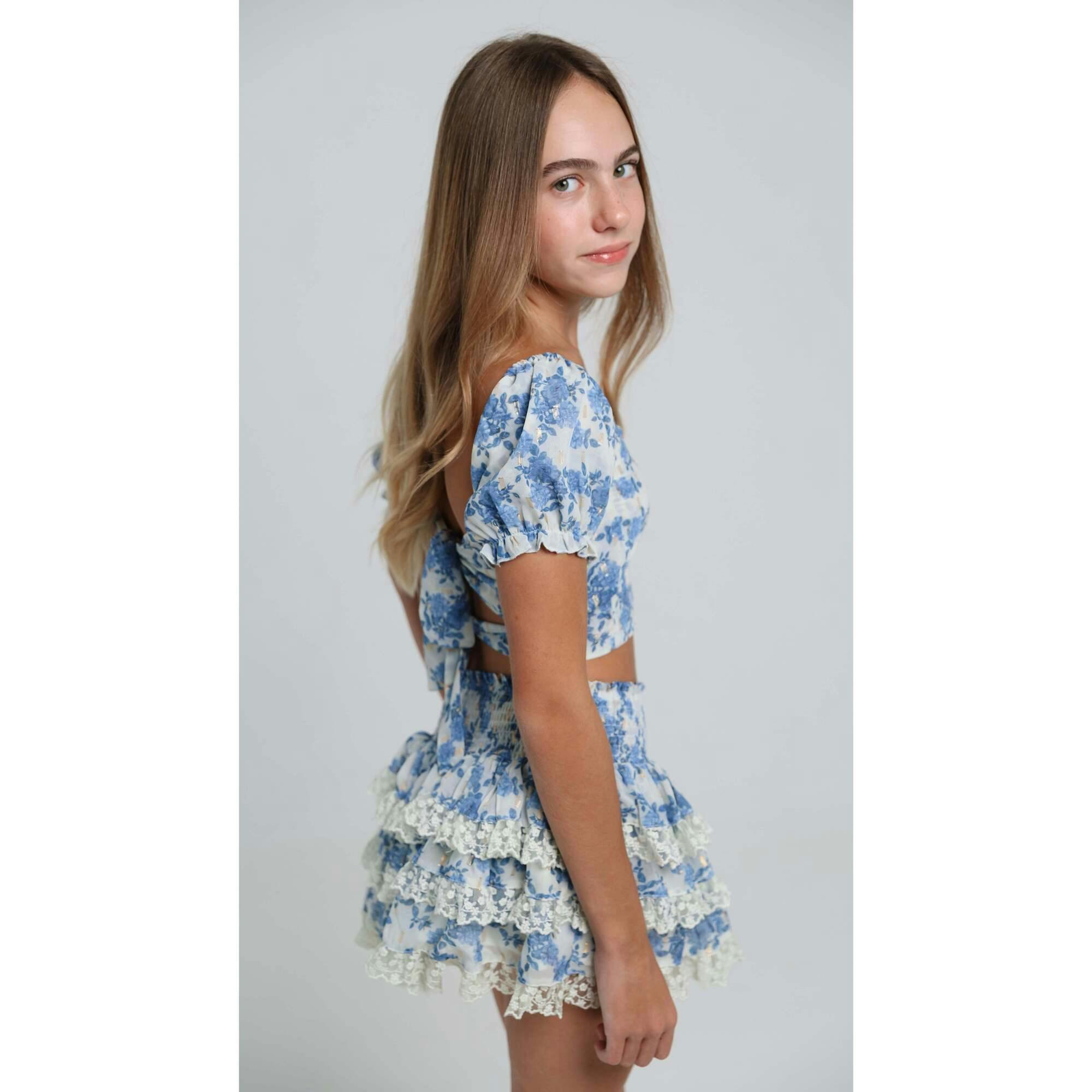 Coco Top in Blue Reverie