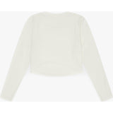Tenly Rayon Rib Curved Hem L/S Top