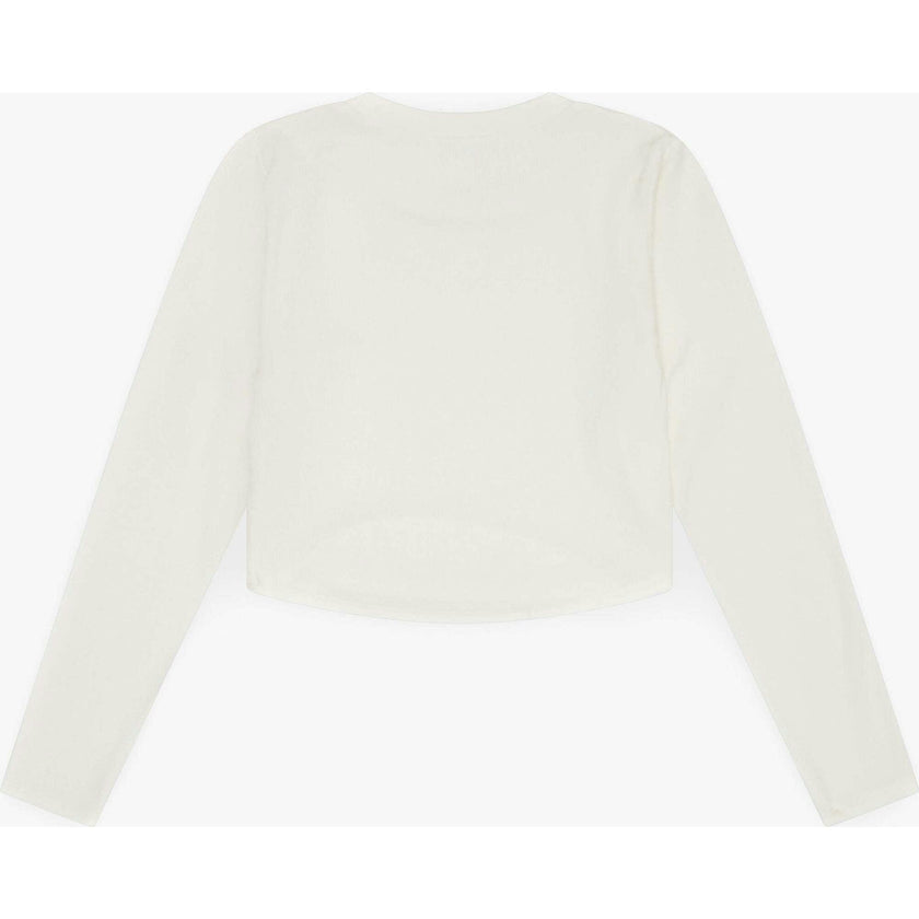 Tenly Rayon Rib Curved Hem L/S Top