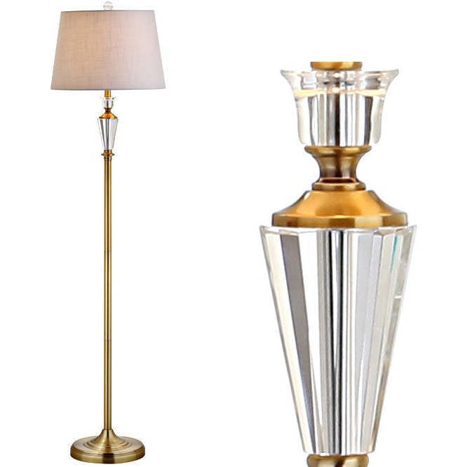 Harper 61" Crystal / Metal LED Floor Lamp