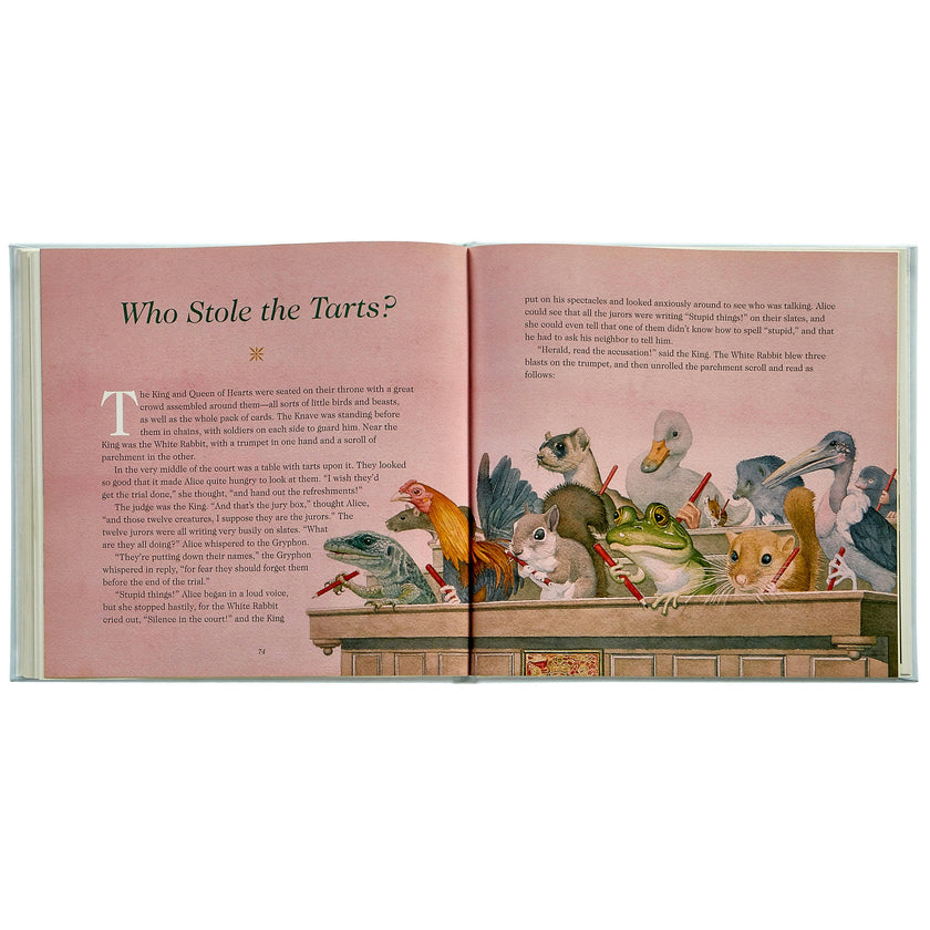Alice's Adventures in Wonderland Leather Bound Classic Children's Book