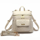 Petit Monaco Diaper Bag | Pearl White