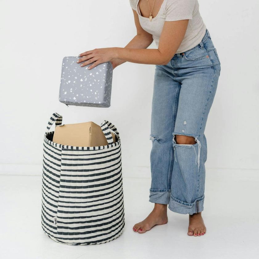 Bold Stripe Storage Basket