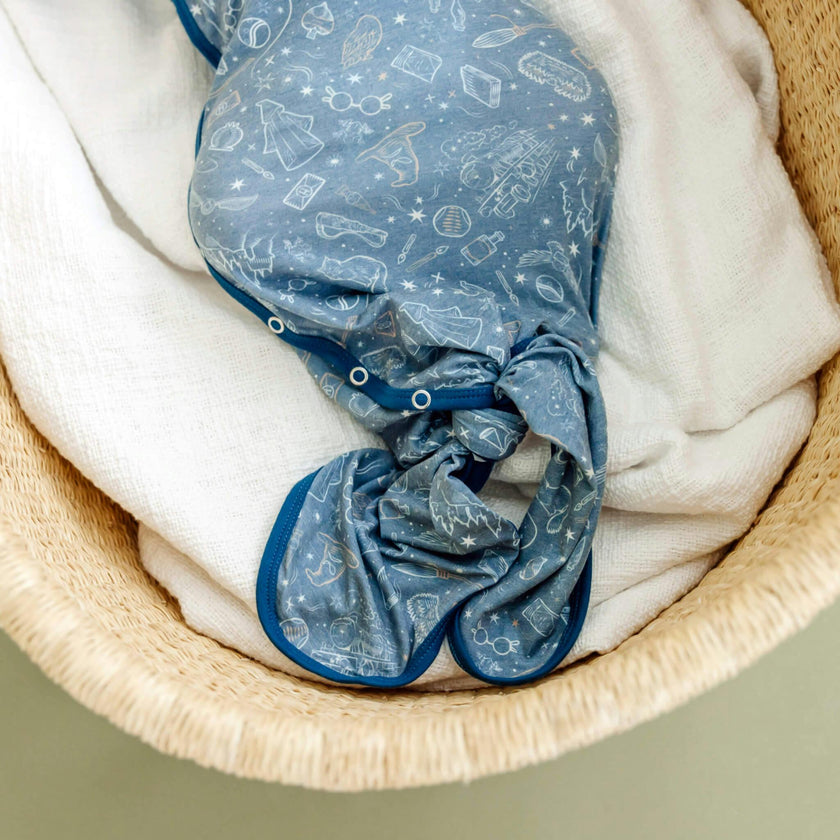 Newborn Knotted Gown - Hogwarts