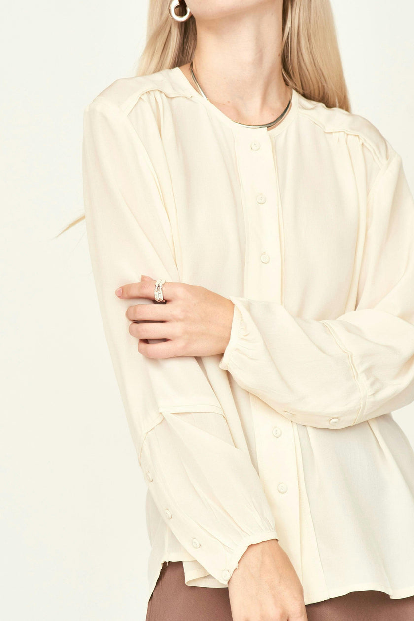 Dakota Blouse in Ivory