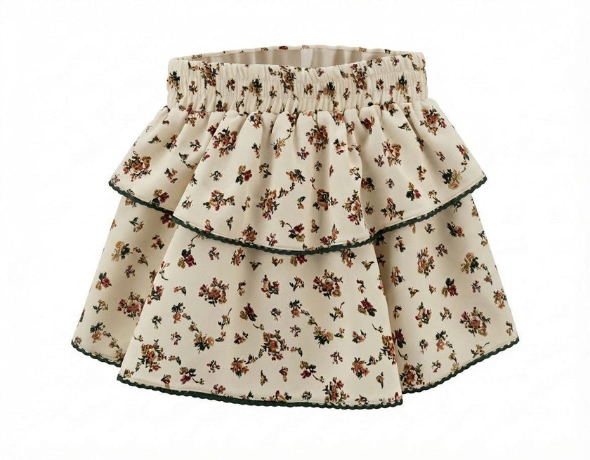 Parker Skort Cream Vintage Floral
