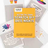 Out on the Town Scratch Off Card deck for Date Night Ideas