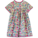 Girls Amy dress with Lace trim | Berry Grove