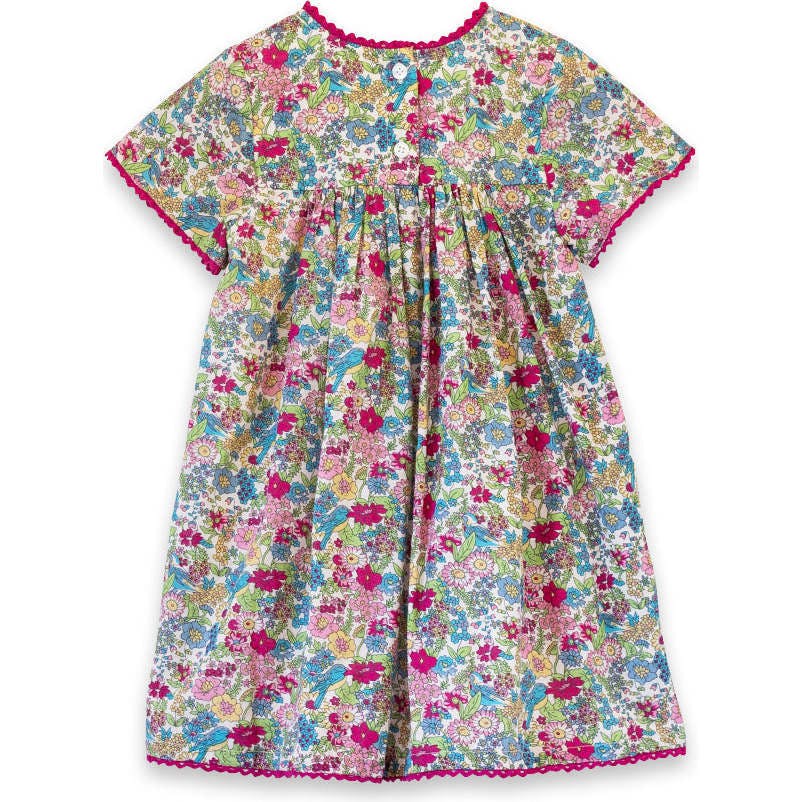 Girls Amy dress with Lace trim | Berry Grove