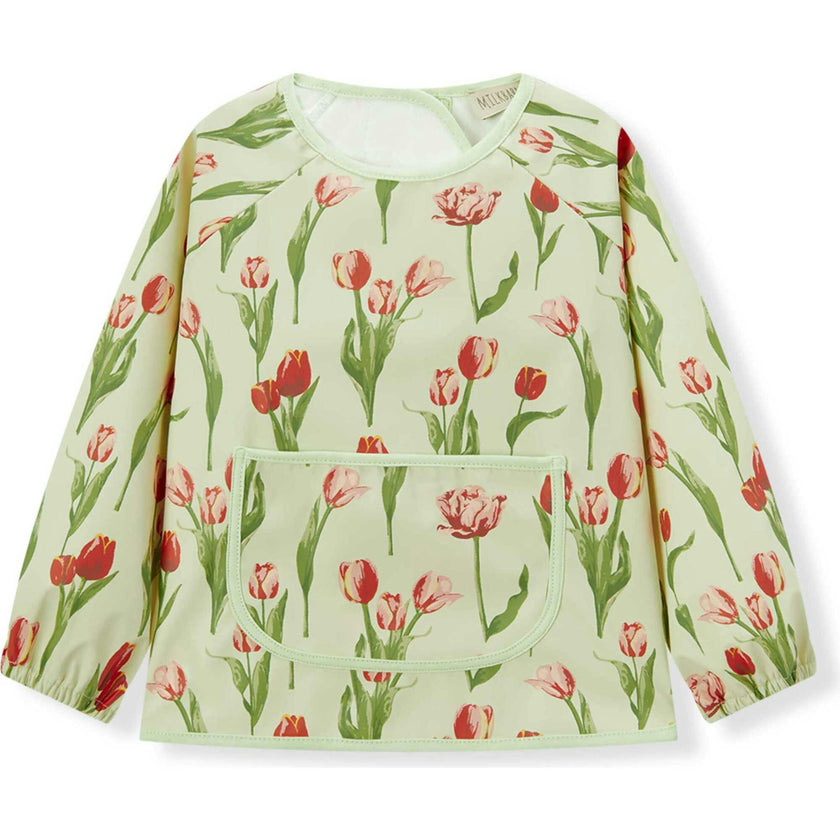 Tulip Long Sleeve Pocket Bib