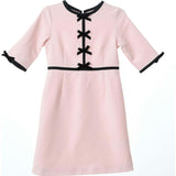 Anais bow dress (blush pink)