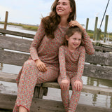 women's Betsy Ann pajamas set made with Liberty Fabrics