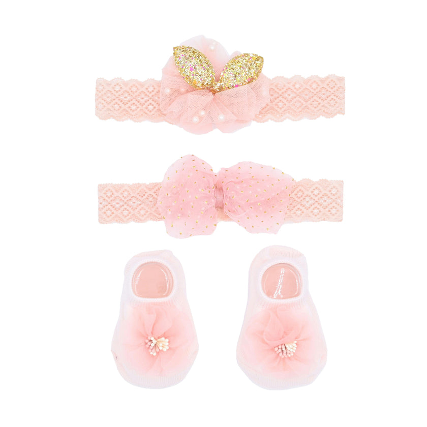 Lace Headband & Sock Gift Set