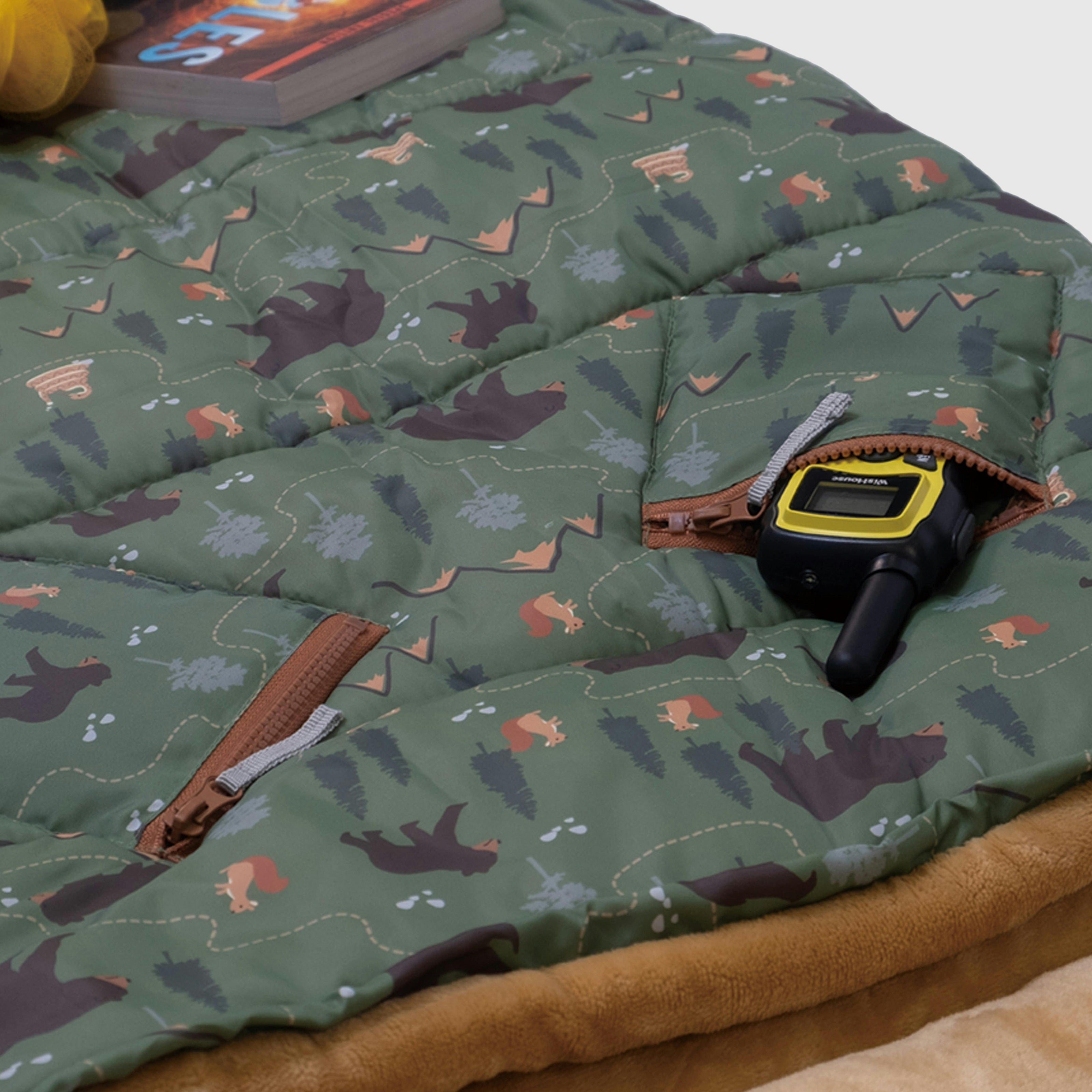Sleep-N-Pack™ – Little Kid Size | Pals in Print: Camping Bears Trail