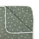 Original Organic Cotton Muslin Quilt - Sage Suns