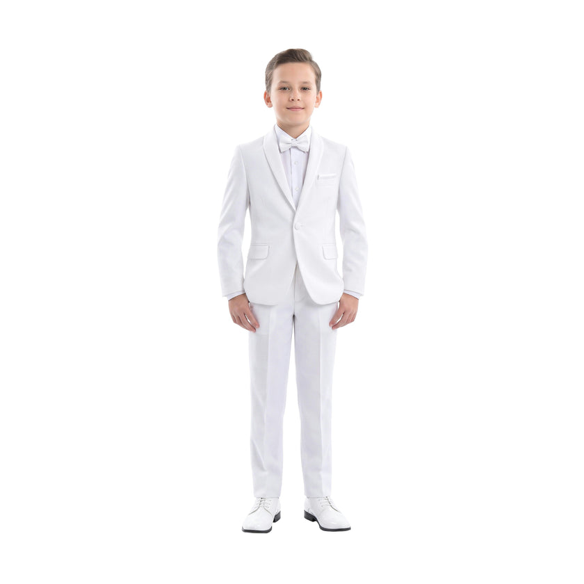 White Shawl Lapel Suit