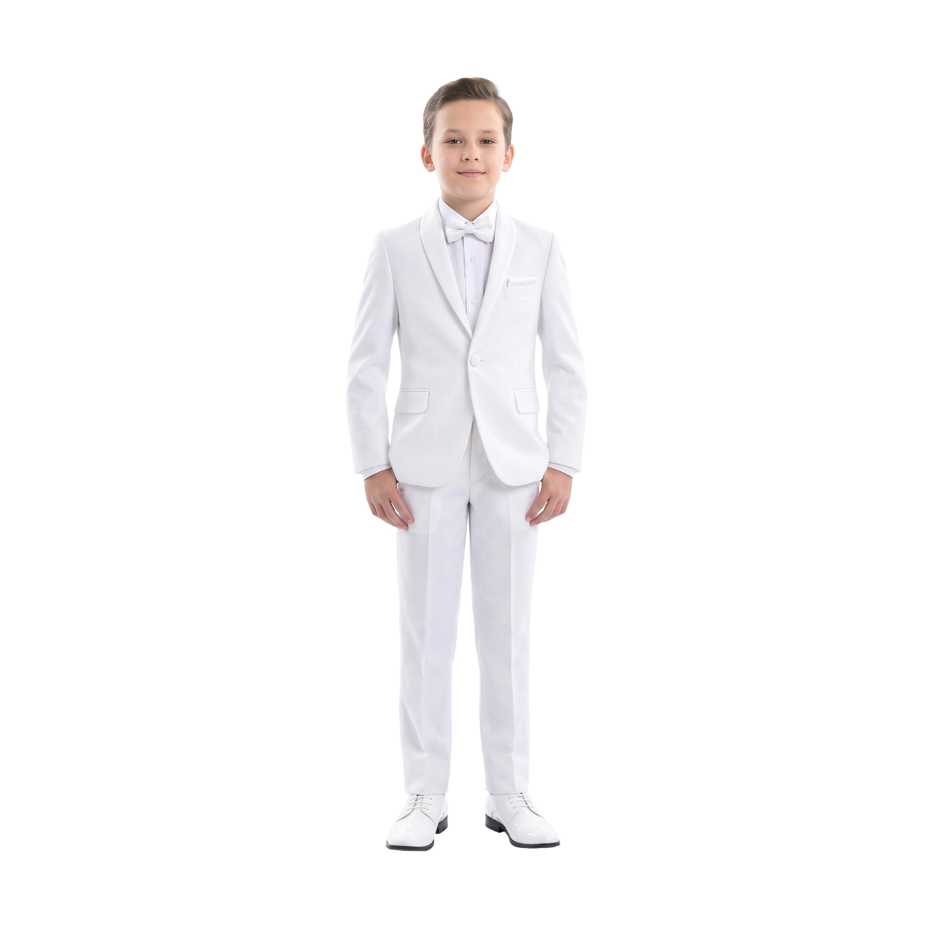 White Shawl Lapel Suit
