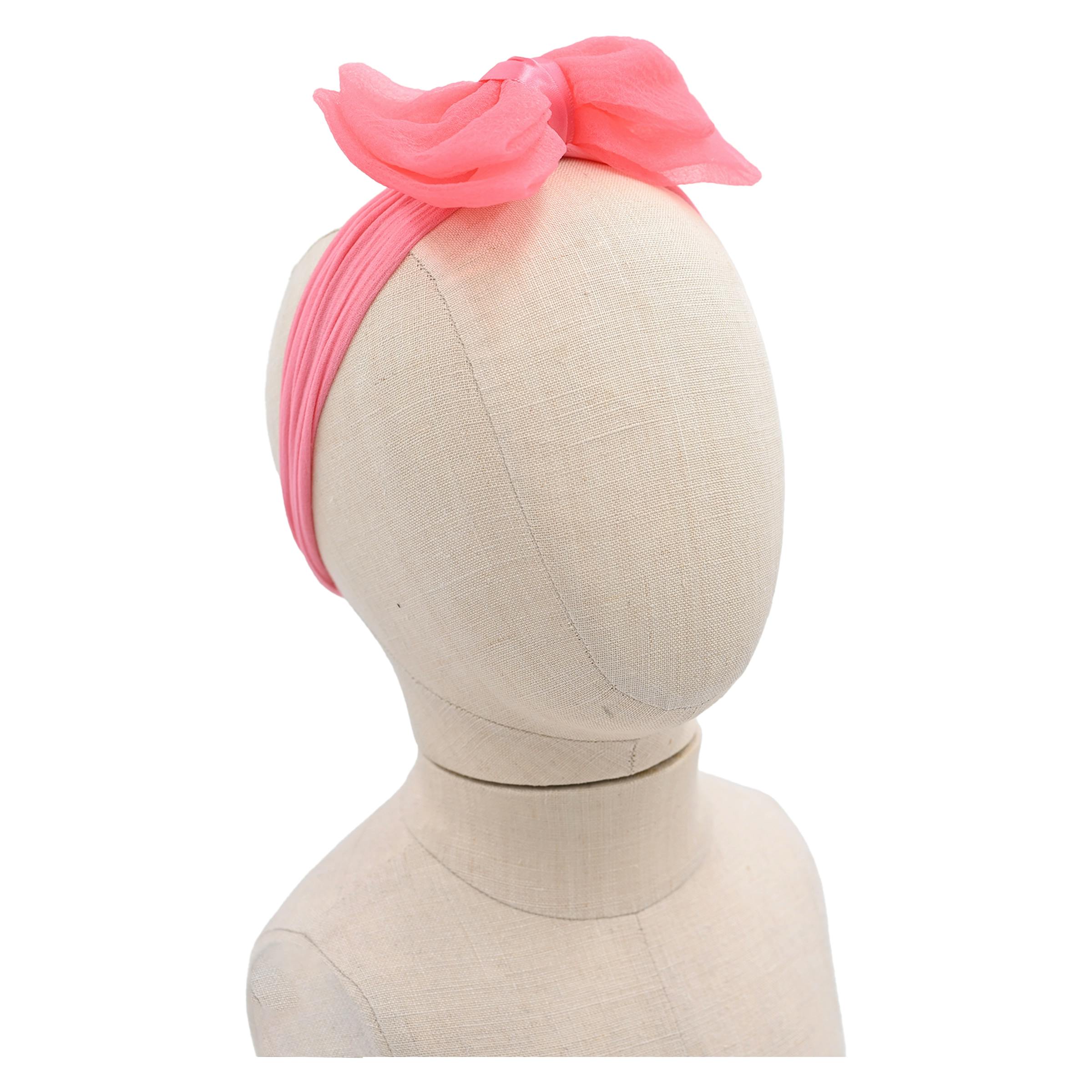 Multicolor Tulle Bow Headband